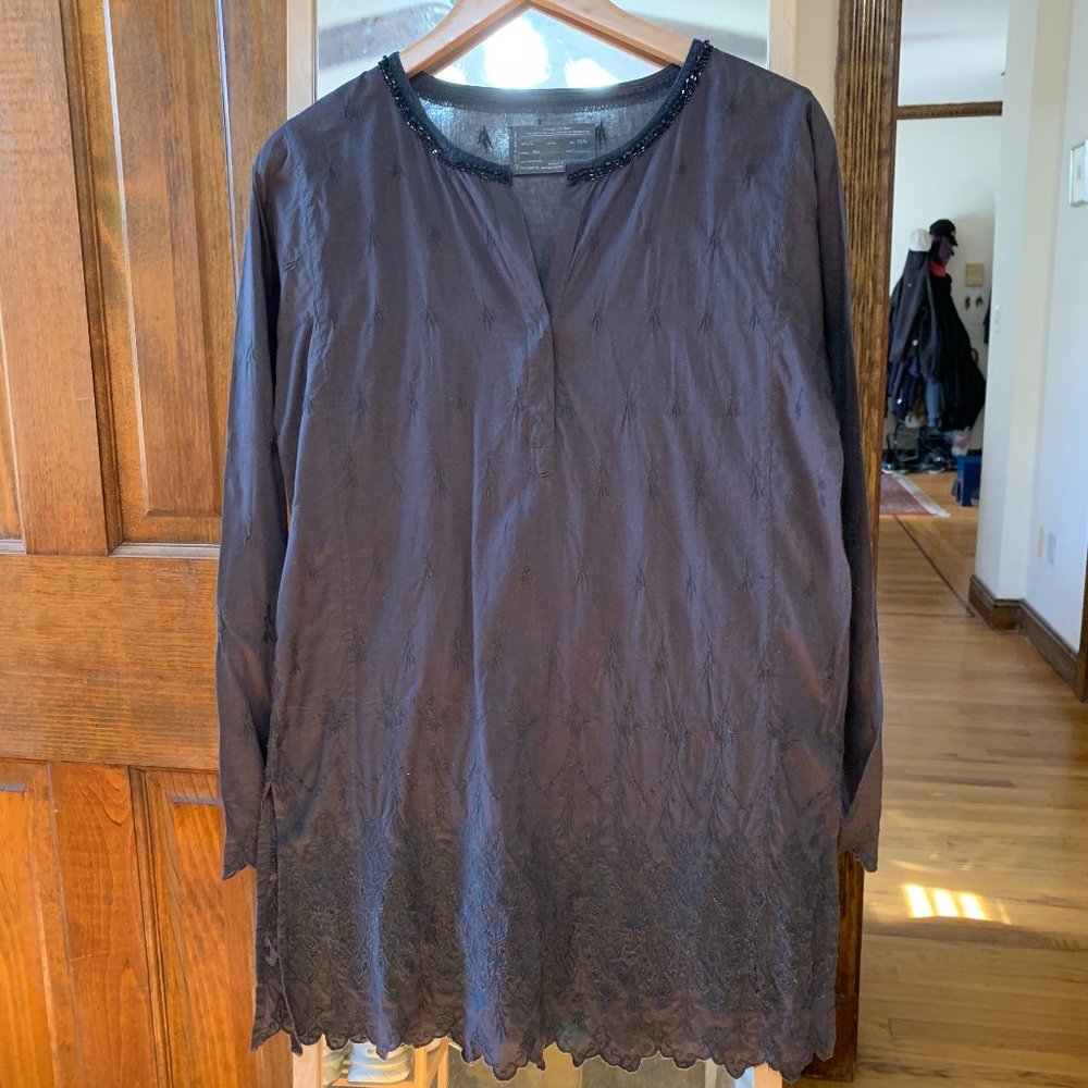 Vintage All Saints Beaded Embroidered Kaftan Tunic Coverup